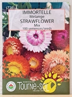Flower SEEDS - Strawflower Mix (Tourne-sol)